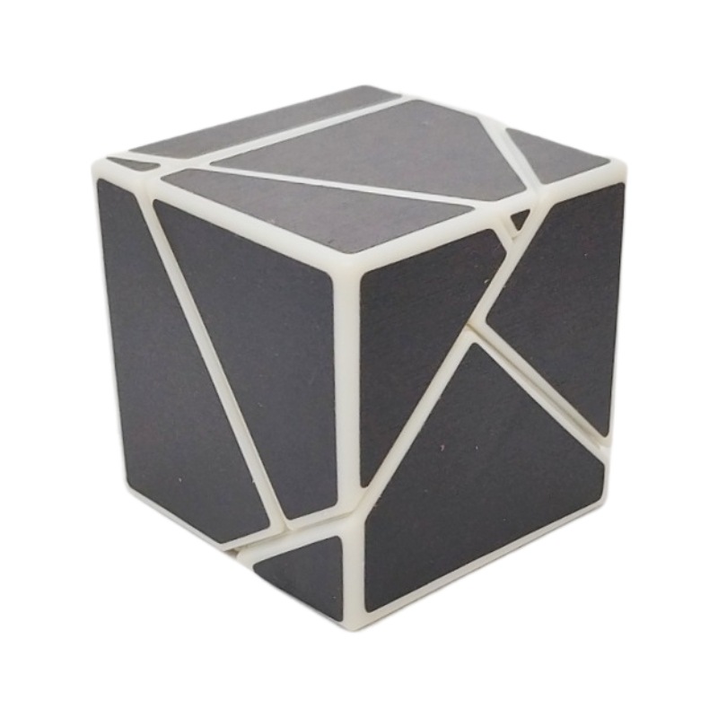 Puzzle Blank White - Fangshi Lim 2x2 Ghost Guimo Cube