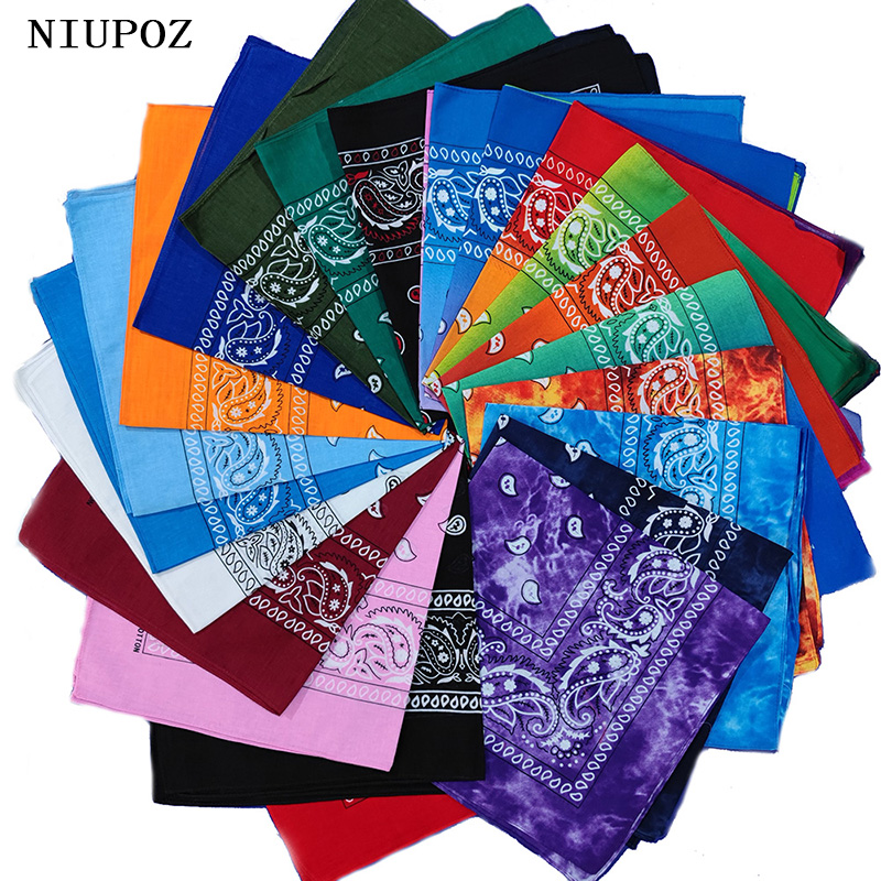 Fashion Unisex Black Paisley H - مراجعة Bandana Blank White وسعره