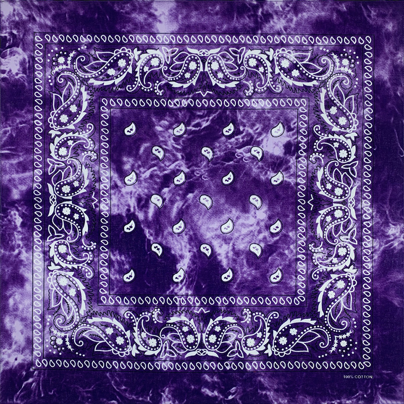 Fashion Unisex Black Paisley H - مراجعة Bandana Blank White وسعره
