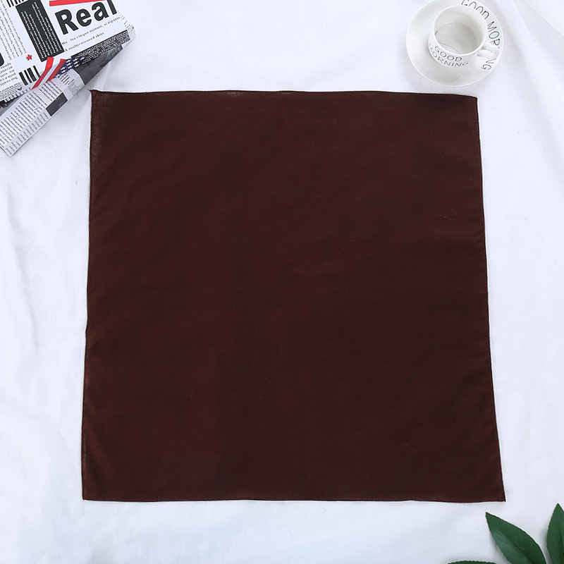 Headscarf Cotton Solid Color R - مراجعة Bandana Blank White وسعره