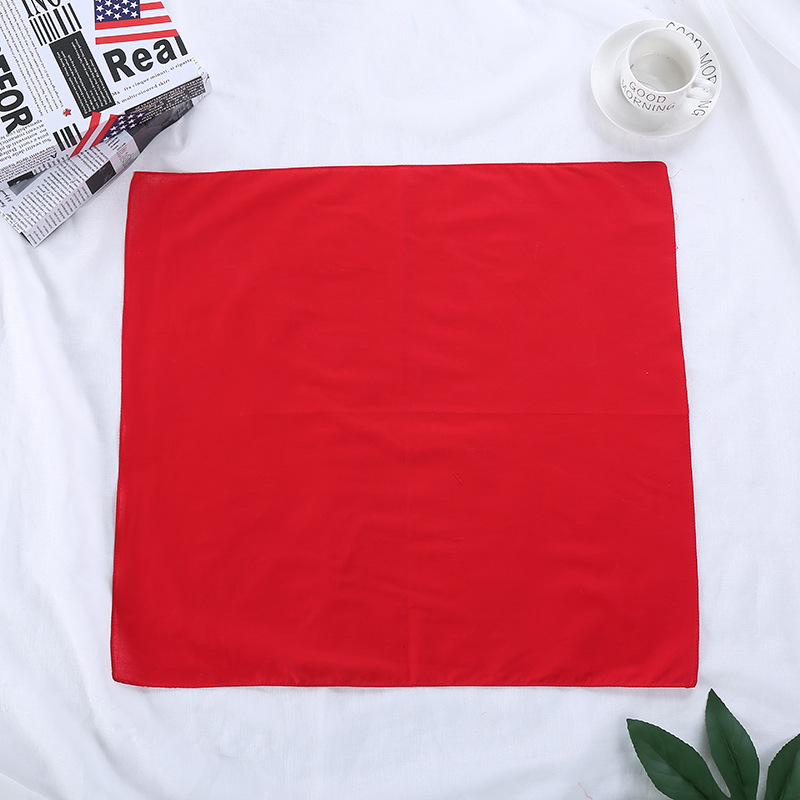 Headscarf Cotton Solid Color R - مراجعة Bandana Blank White وسعره