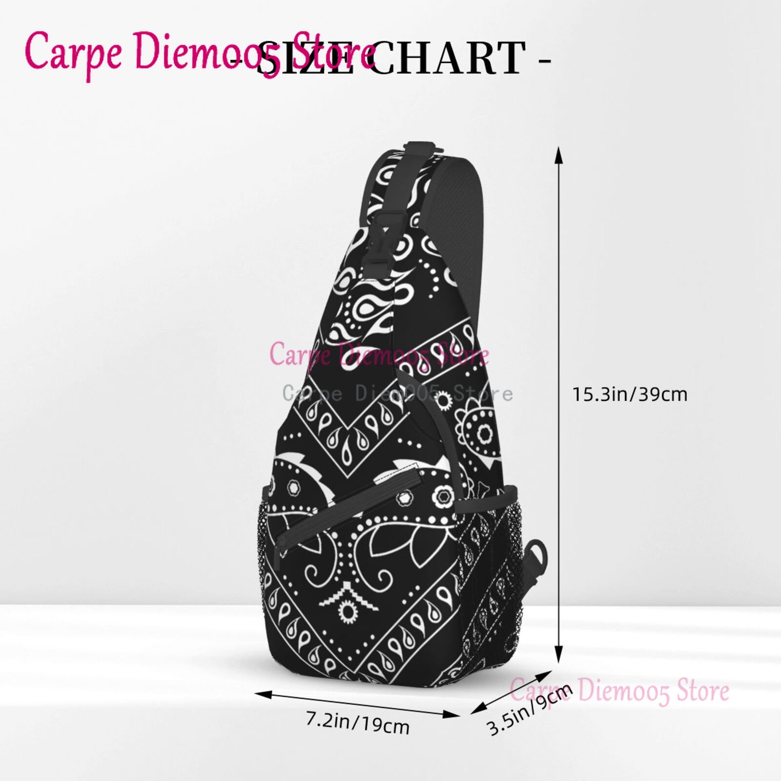Black And White Paisley Chican - مراجعة Bandana Blank White وسعره