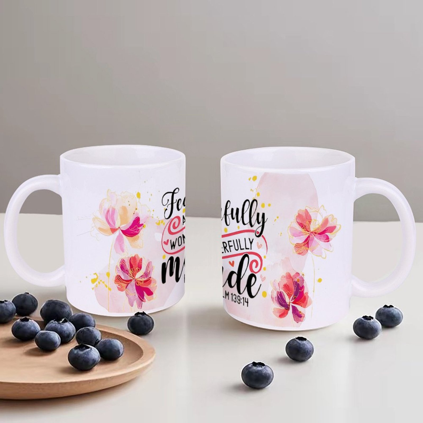 Fearfully And Wonderfully Made - مراجعة Sublimation Mug White وسعره