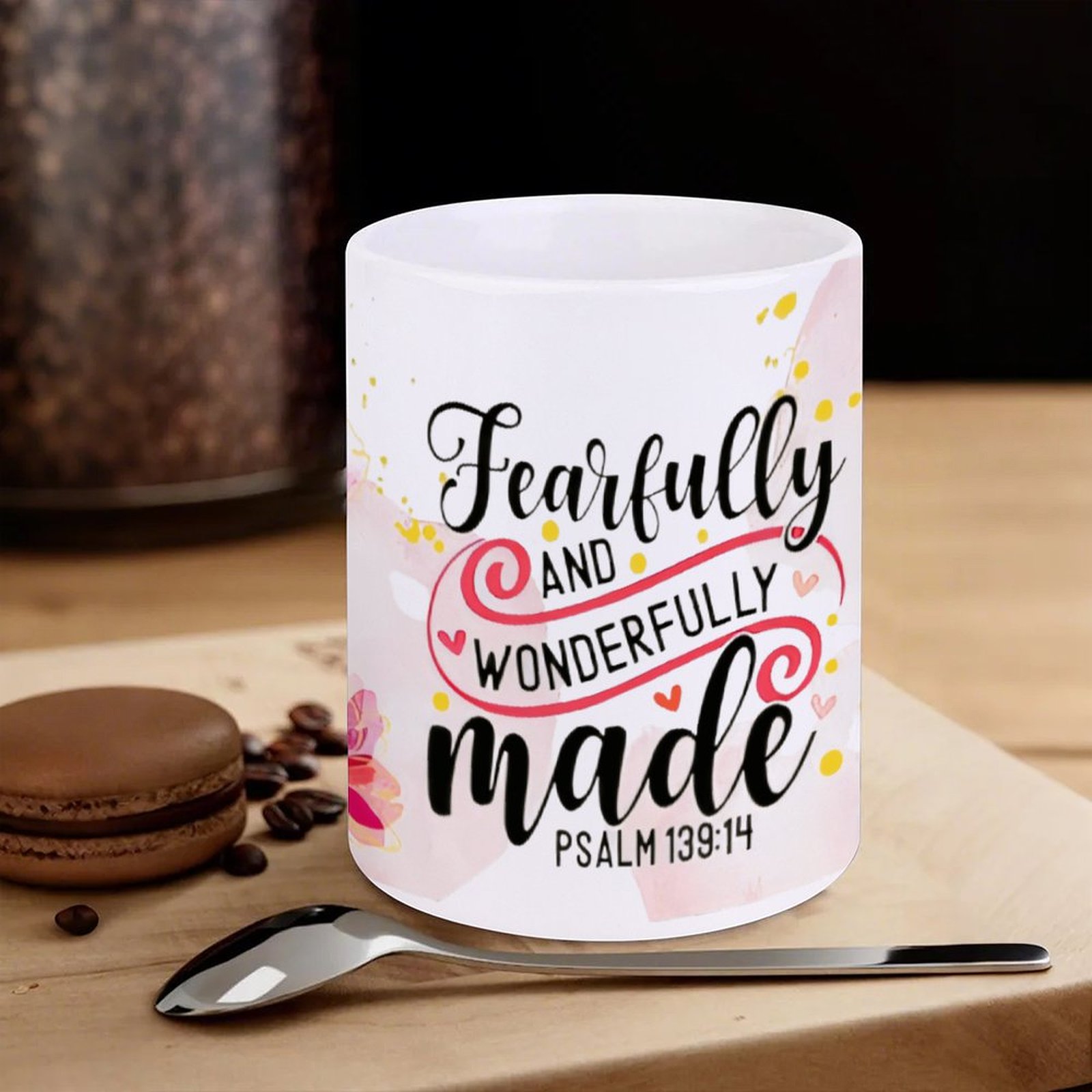 Fearfully And Wonderfully Made - مراجعة Sublimation Mug White وسعره