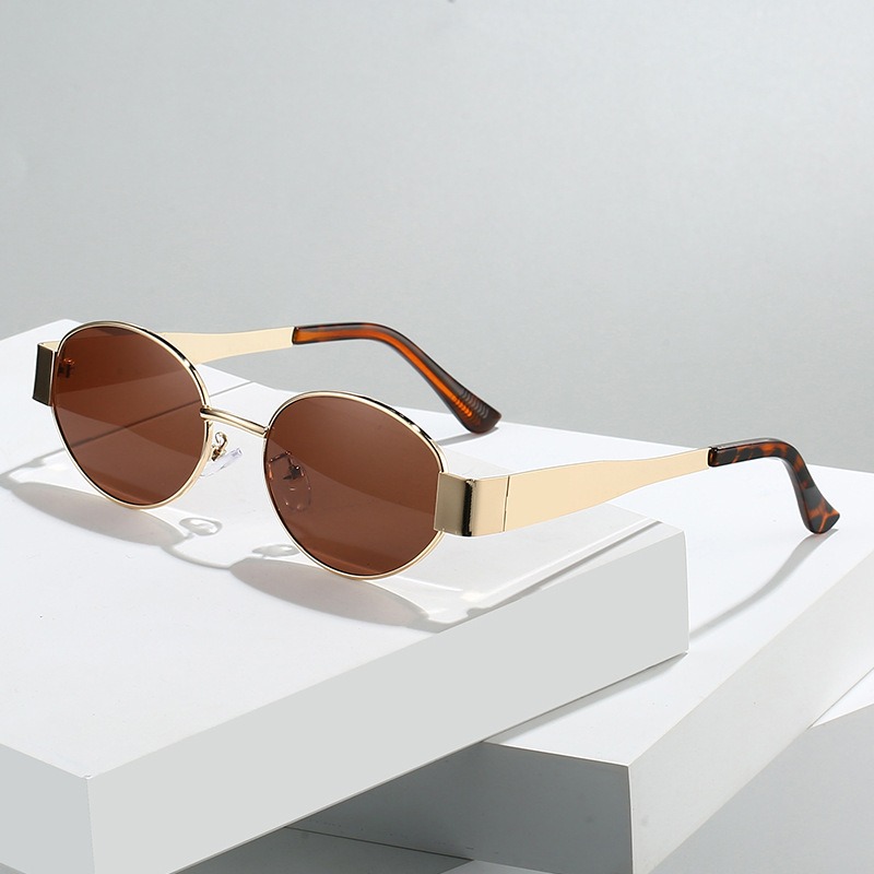 New Oval Sunglasses for Women  - مراجعة Metal Photo Panel وسعره