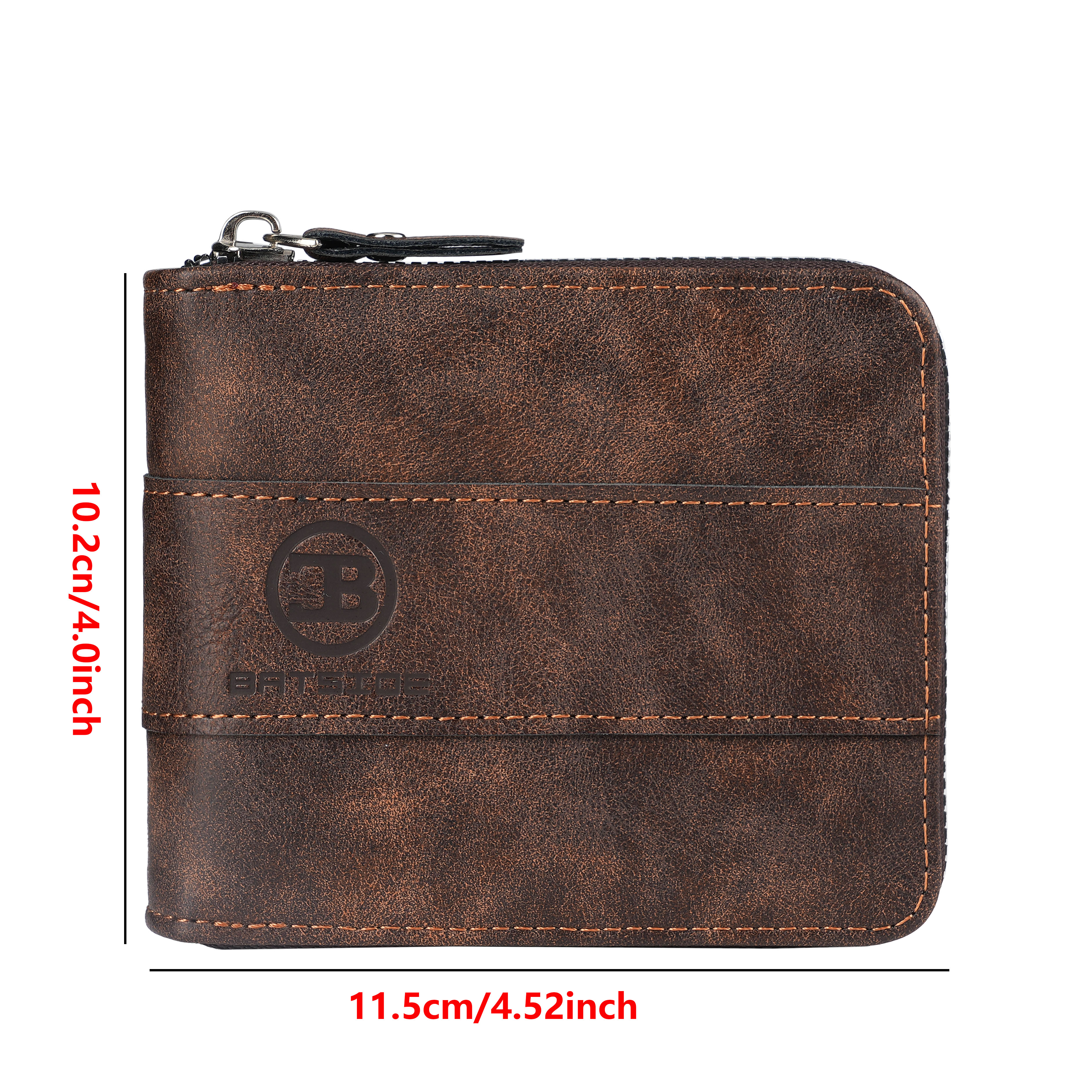 New Men's Zipper Card Holder C - مراجعة Photo Acrylic Block وسعره