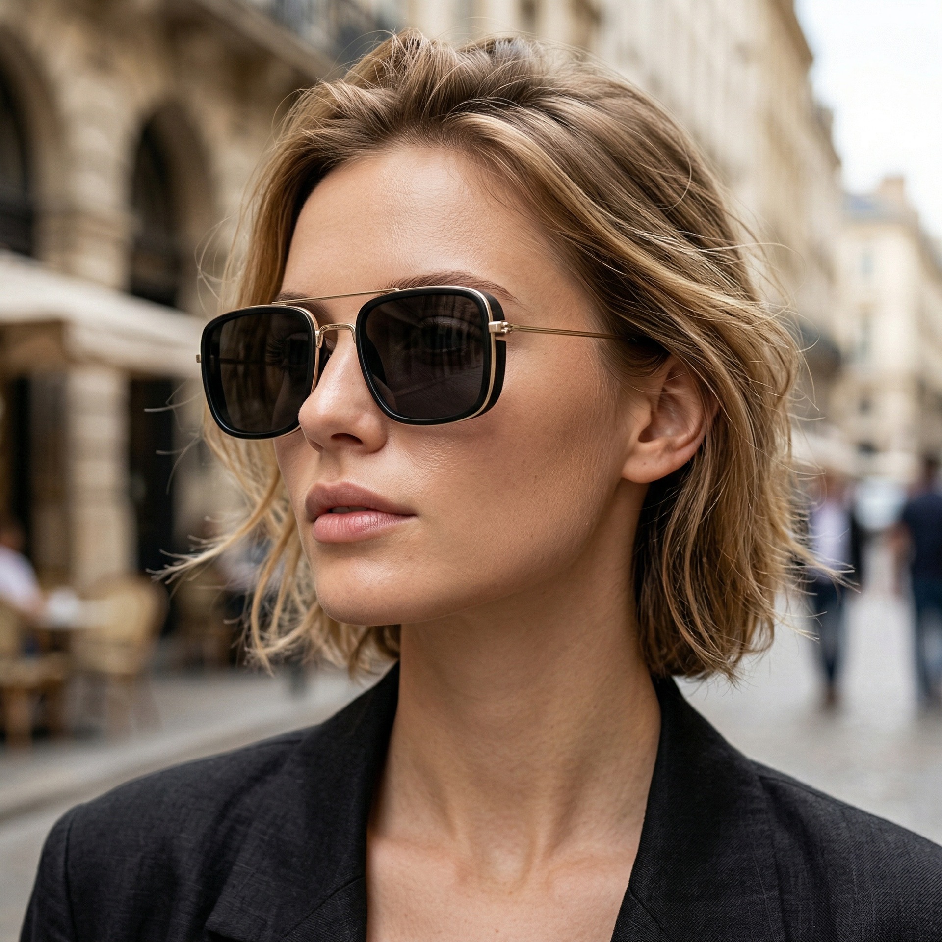 Fashion Sunglasses European an - مراجعة Metal Photo Panel وسعره