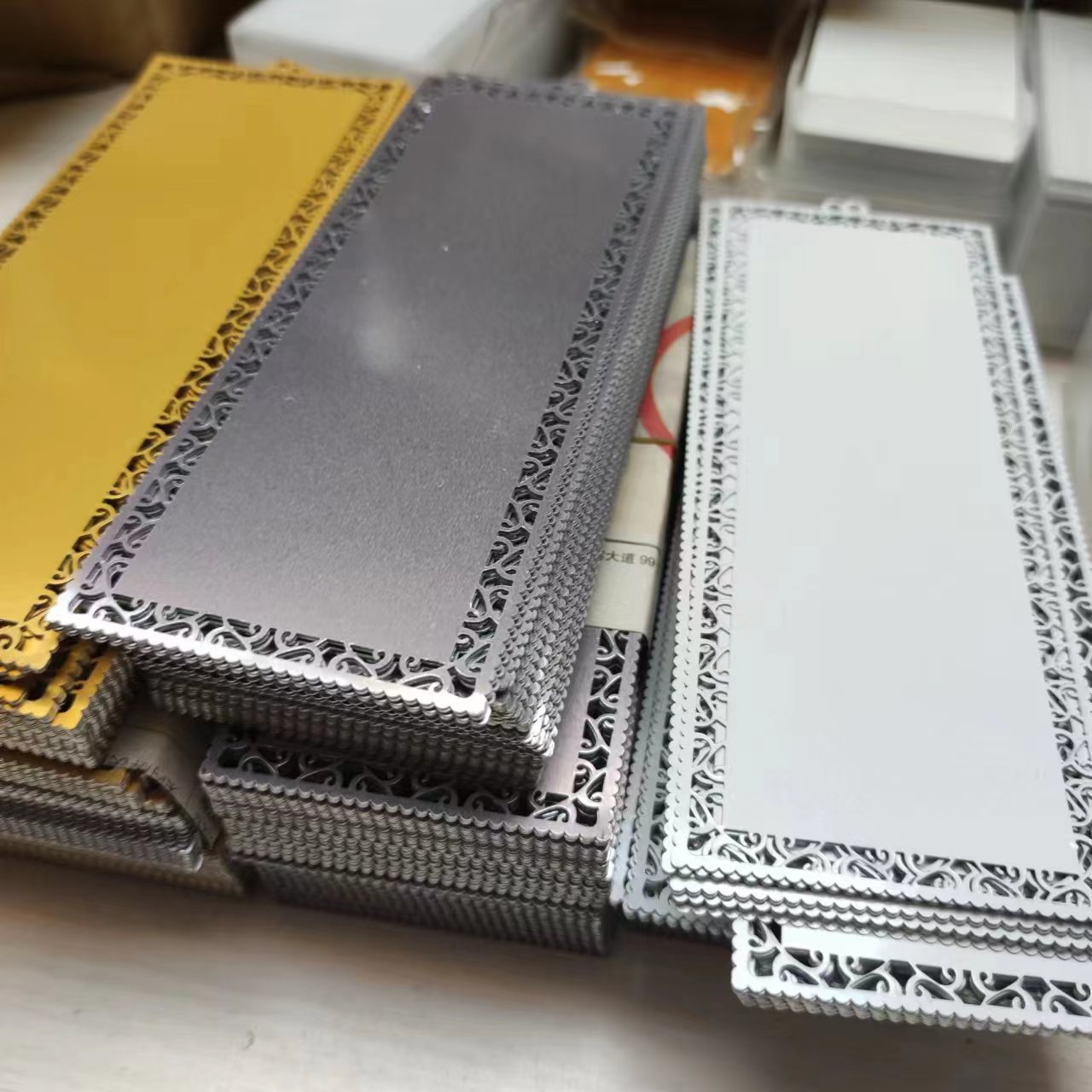 100pcs Blank Sublimation Metal - مراجعة Puzzle Blank White وسعره