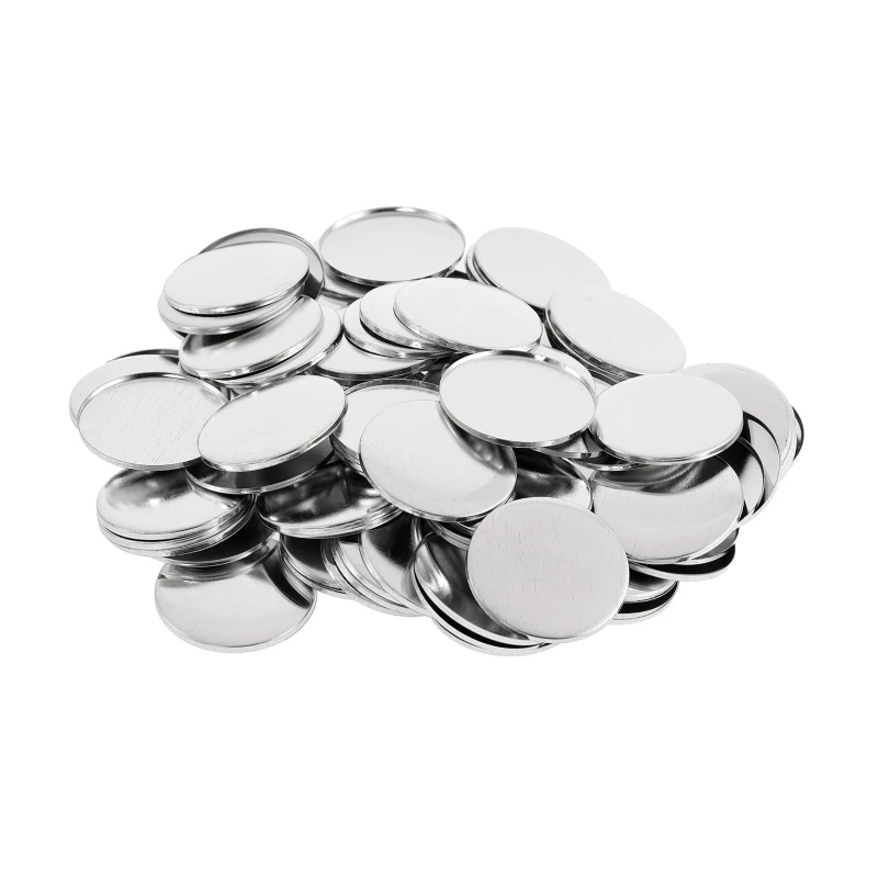 100PCS Blank Plastic/Metal But - مراجعة Button Badge Blank وسعره