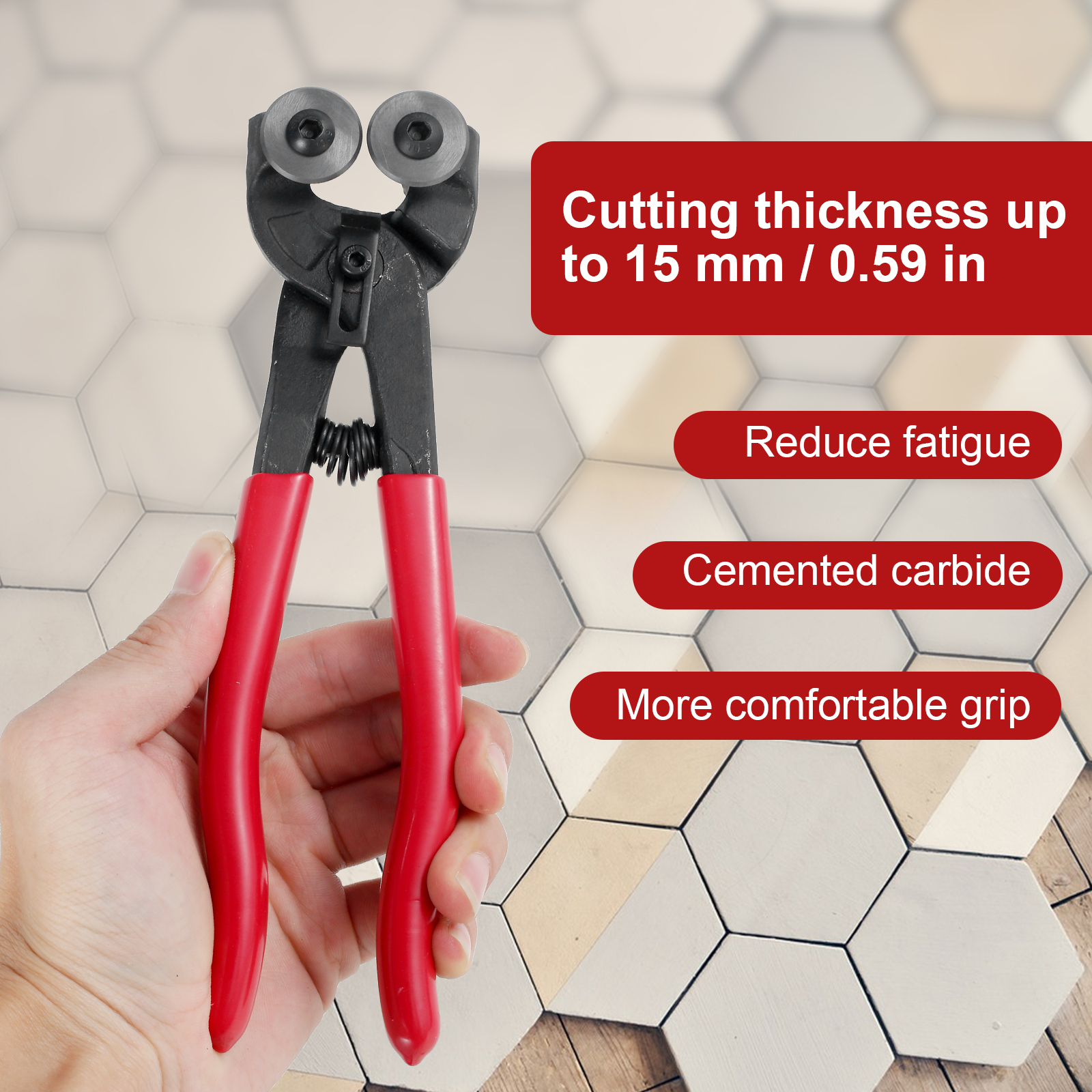1/2Pcs Tile Nippers Mosaic Cut - مراجعة Ceramic Tile Blank وسعره