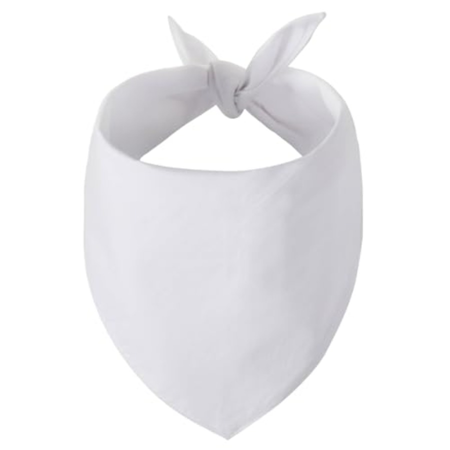 Blank Dog Bandanas Large-1PCS, - مراجعة Bandana Blank White وسعره