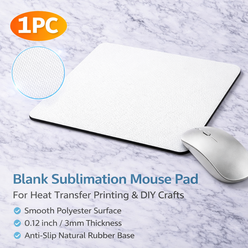 1 Pc Sublimation Mouse Pad Bla - مراجعة Mouse Pad Blank Sublimation وسعره