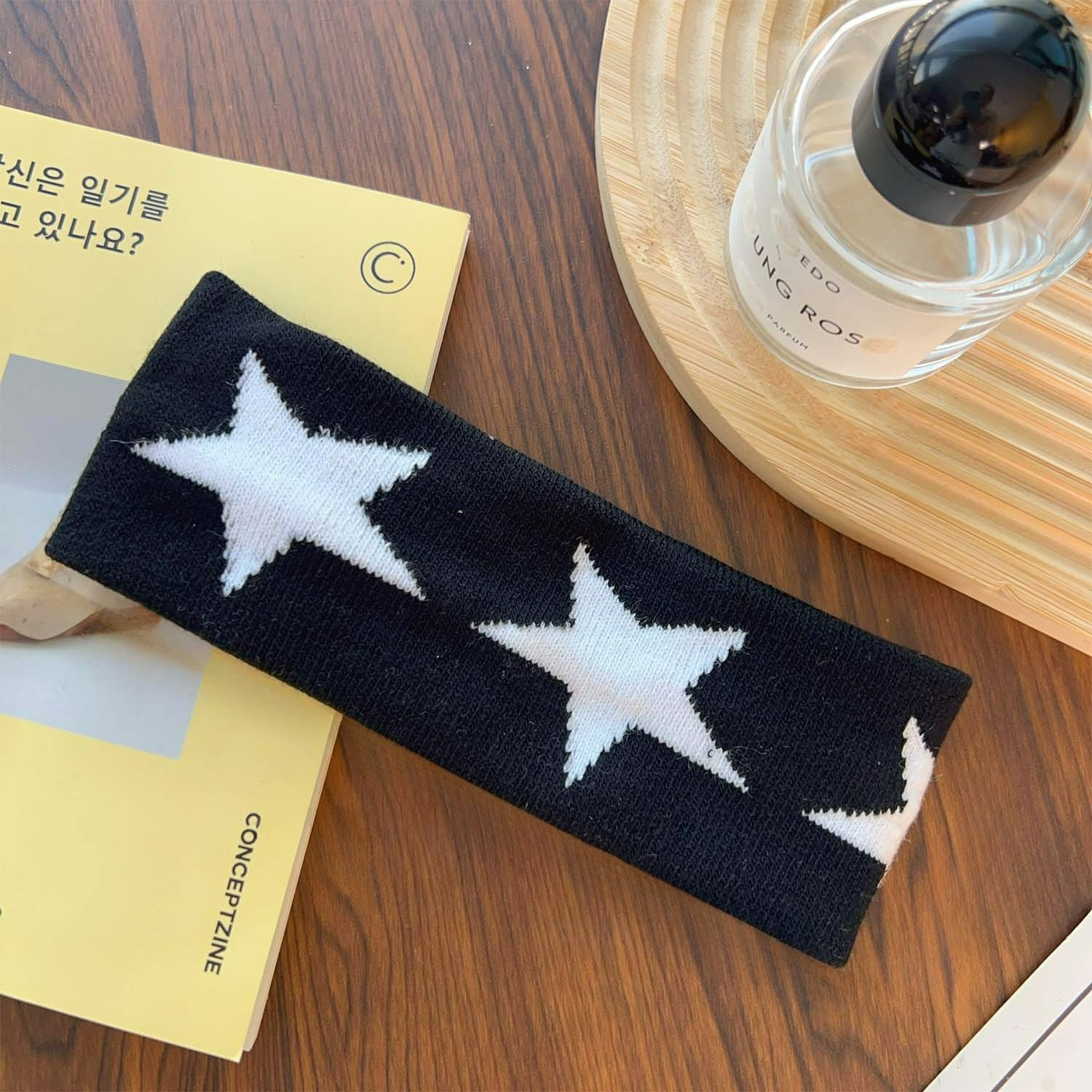 Star Embroidery Sports Headban - مراجعة Bandana Blank White وسعره