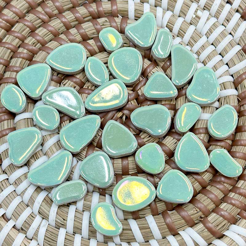 50g Porcelain DIY irregular Ph - مراجعة Ceramic Tile Blank وسعره
