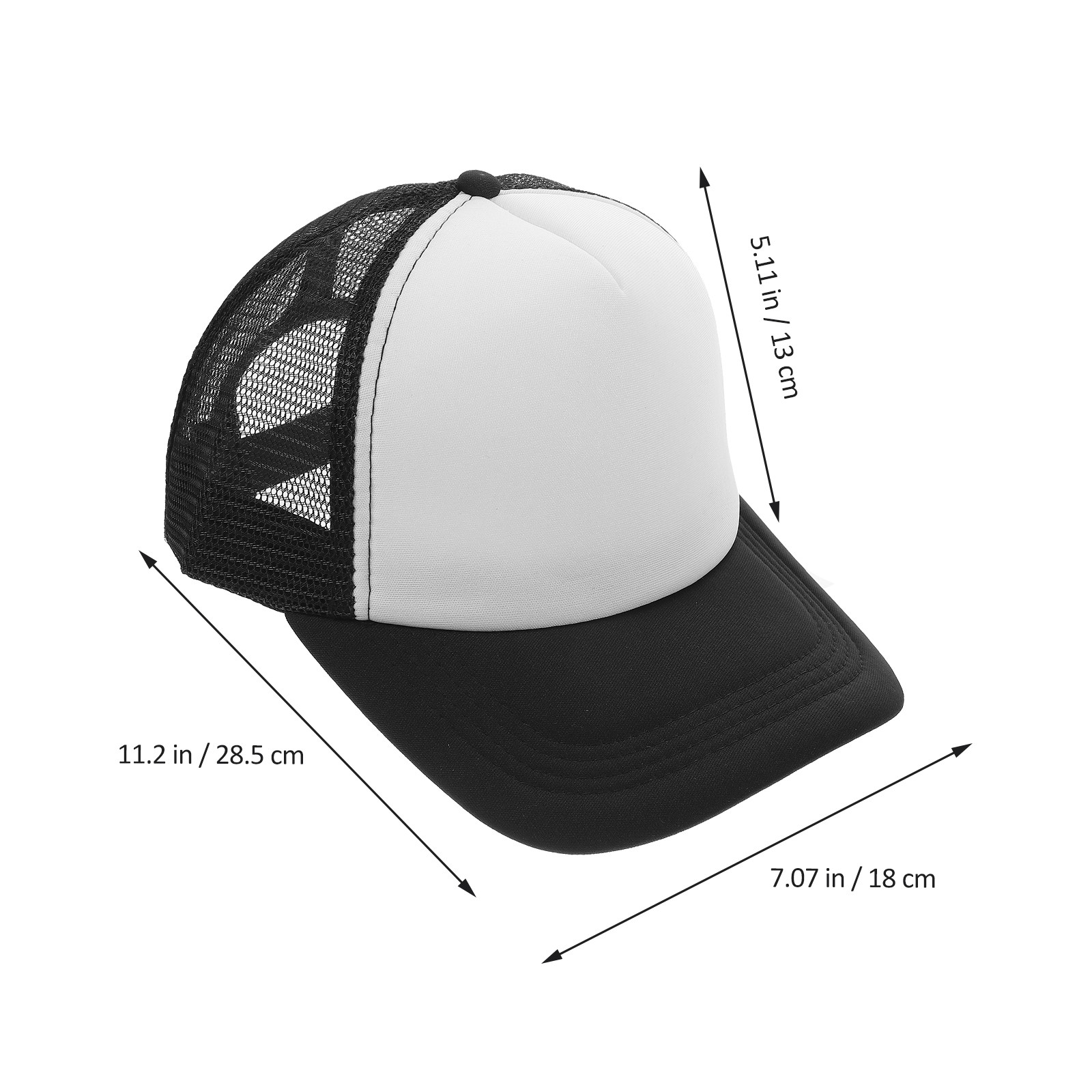 10Pcs Blank Mesh Baseball Caps - مراجعة Hat Sublimation Blank وسعره