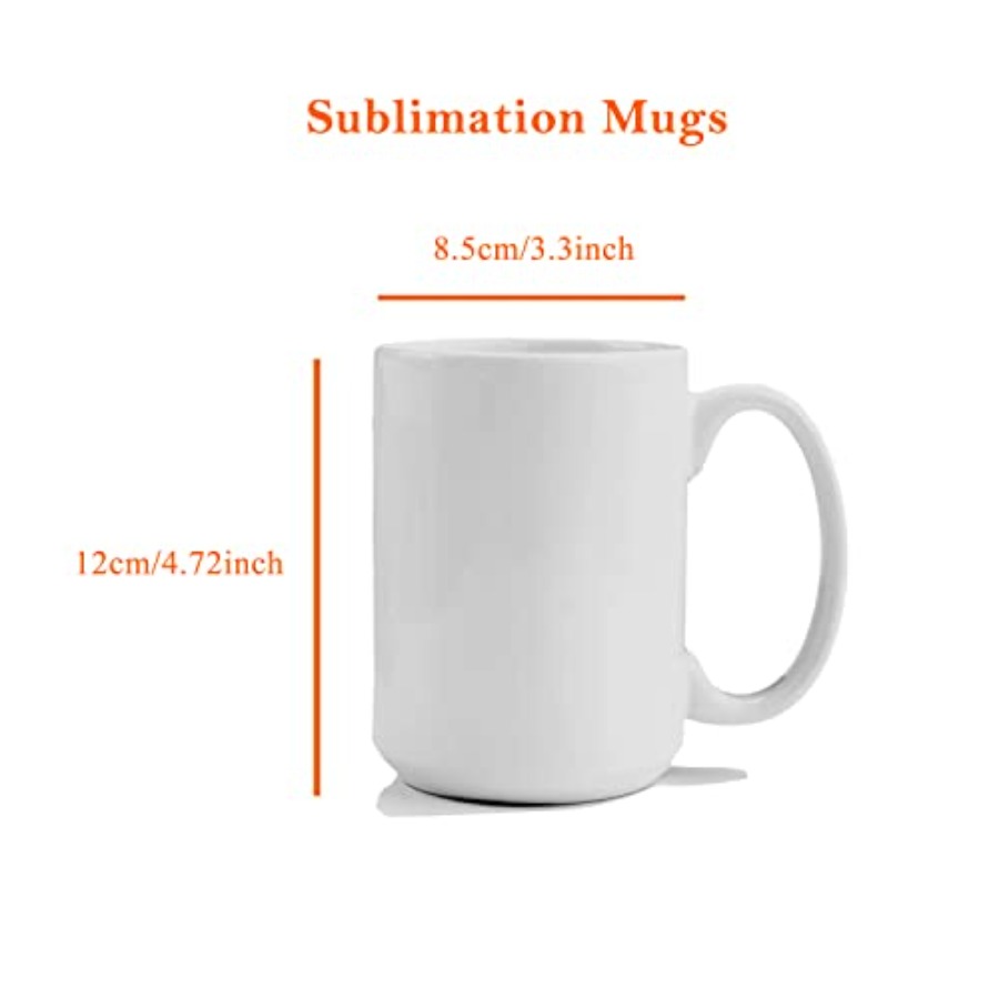 Sublimation Mugs 15 oz Sublima - مراجعة Sublimation Mug White وسعره
