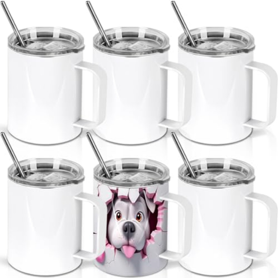12 Oz Sublimation Coffee Mug B - مراجعة Sublimation Mug White وسعره