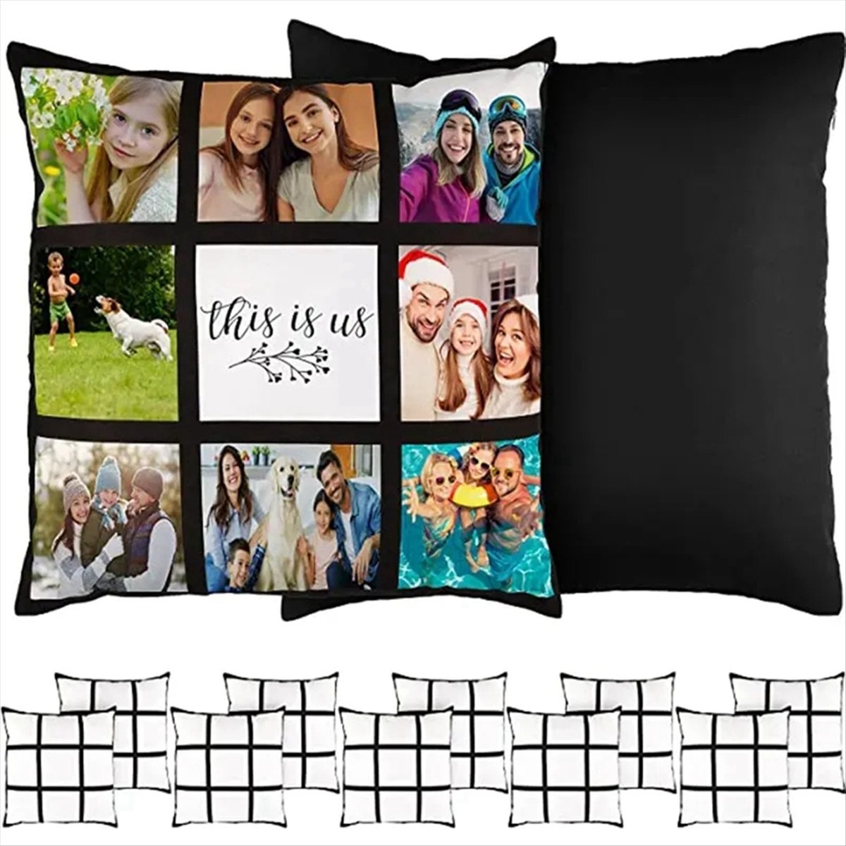 A75K 6Pcs Sublimation Blank Pa - مراجعة Pillow Cover Sublimation وسعره