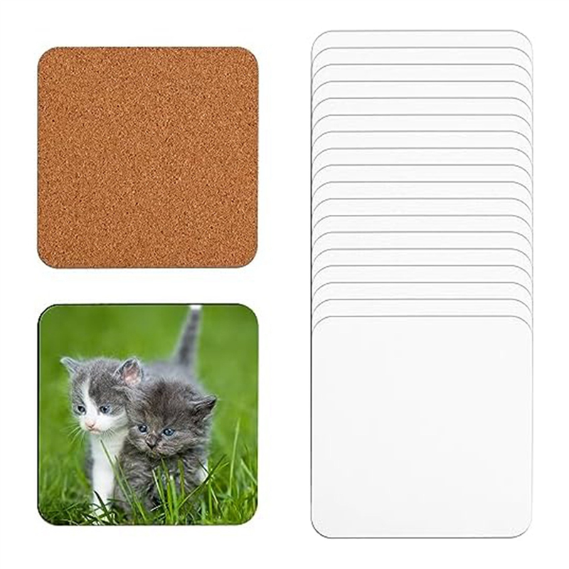 ABGE-40 PCS Sublimation Coaste - مراجعة Coaster Sublimation Blank وسعره