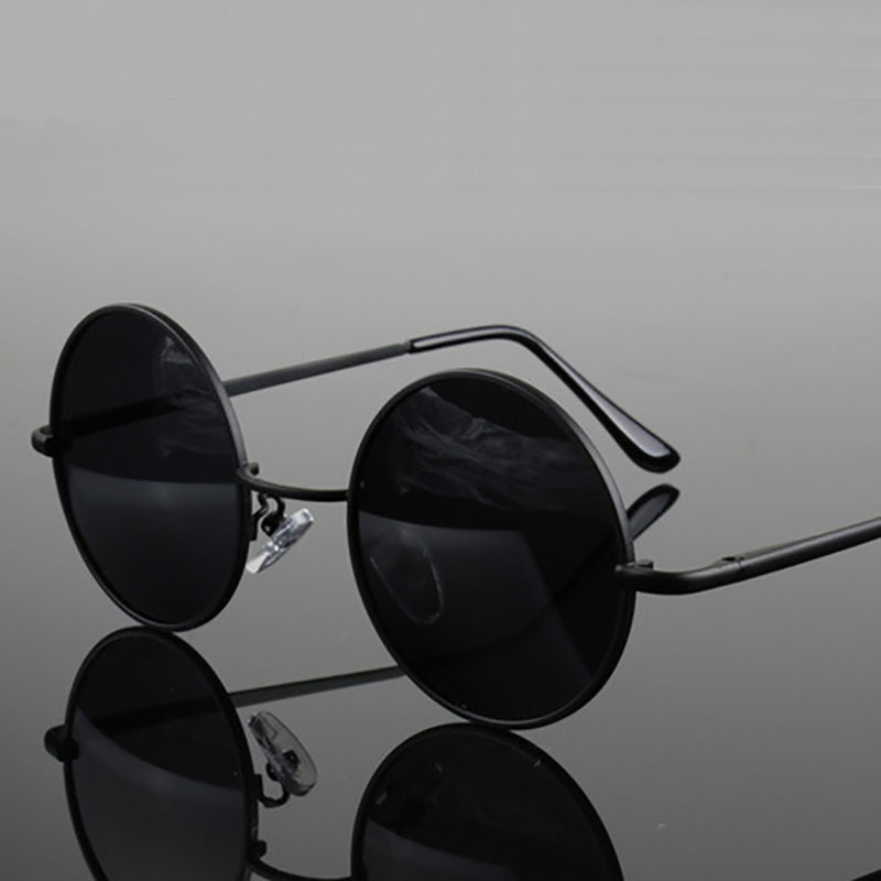Retro Vintage Round Sunglasses - مراجعة Metal Photo Panel وسعره