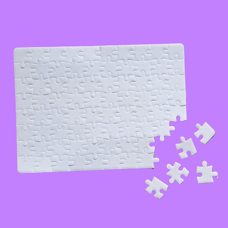 10sheets/lot Printable Jigsaw  - مراجعة Puzzle Blank White وسعره