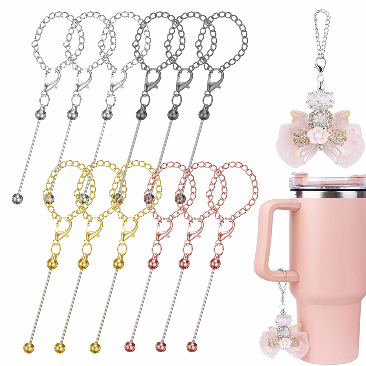 10/20pcs bulk keychains with m - مراجعة Water Bottle Blank وسعره