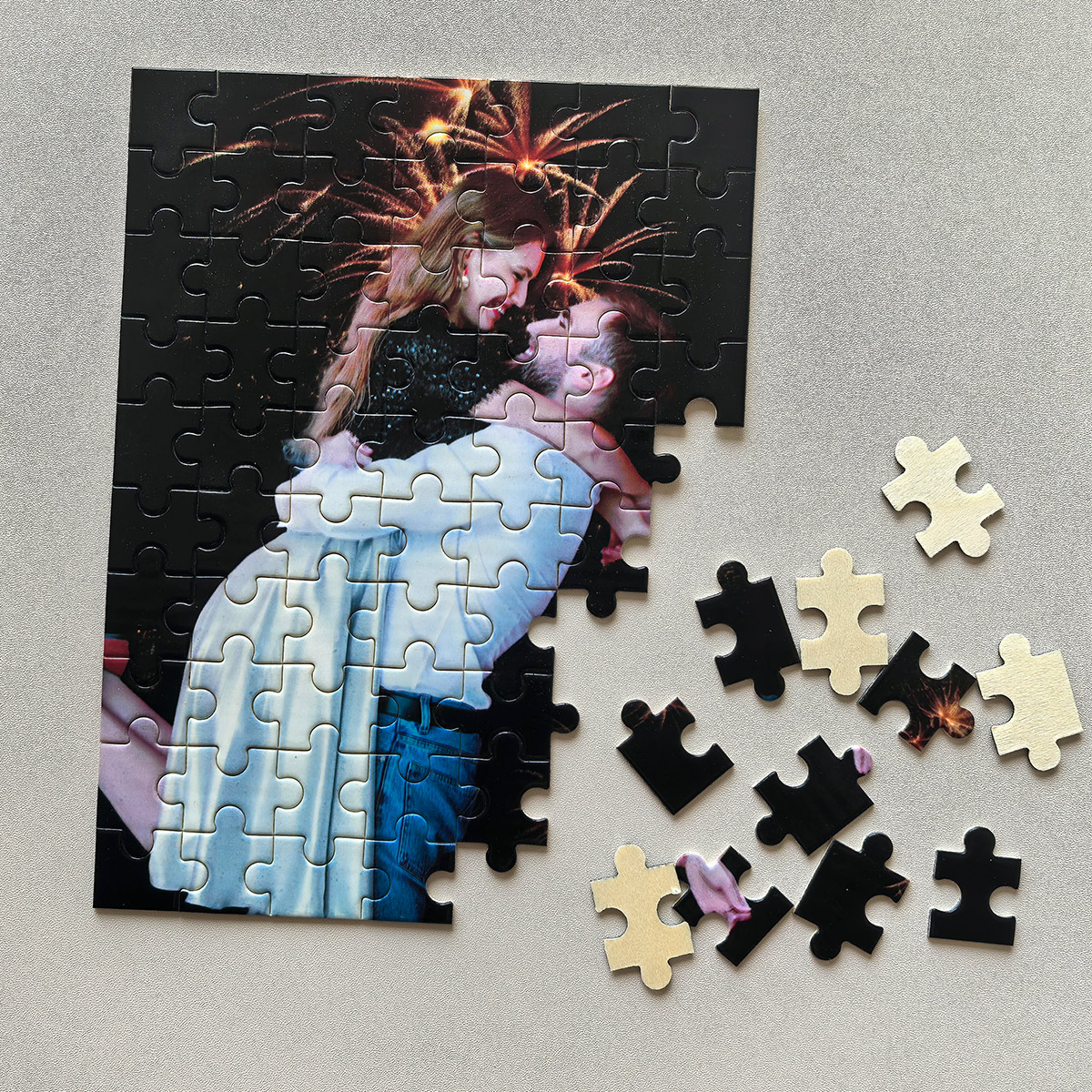 DIY custom puzzle pieces custo - مراجعة Puzzle Blank White وسعره
