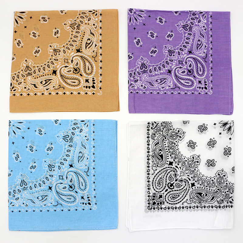 55CM Square Scarf  Women Sprin - مراجعة Bandana Blank White وسعره