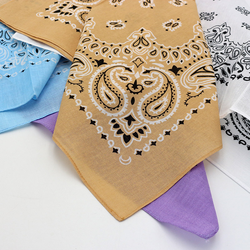 55CM Square Scarf  Women Sprin - مراجعة Bandana Blank White وسعره