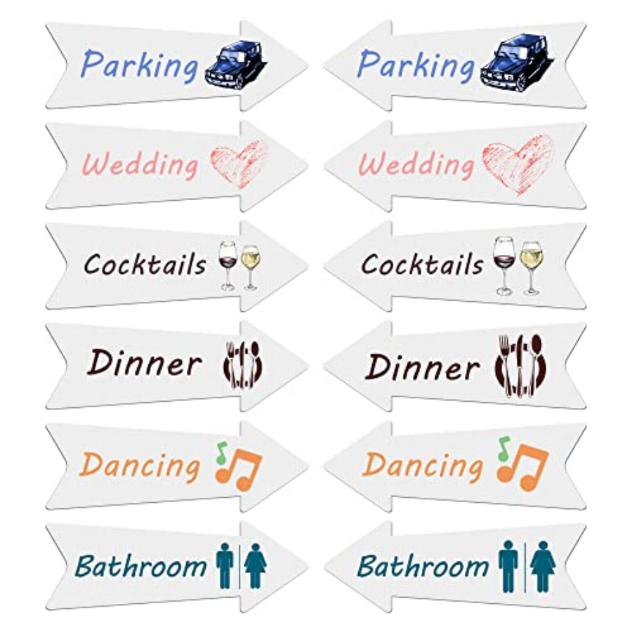 Blank Arrow Signs with Stakes  - مراجعة Yard Sign Blank وسعره