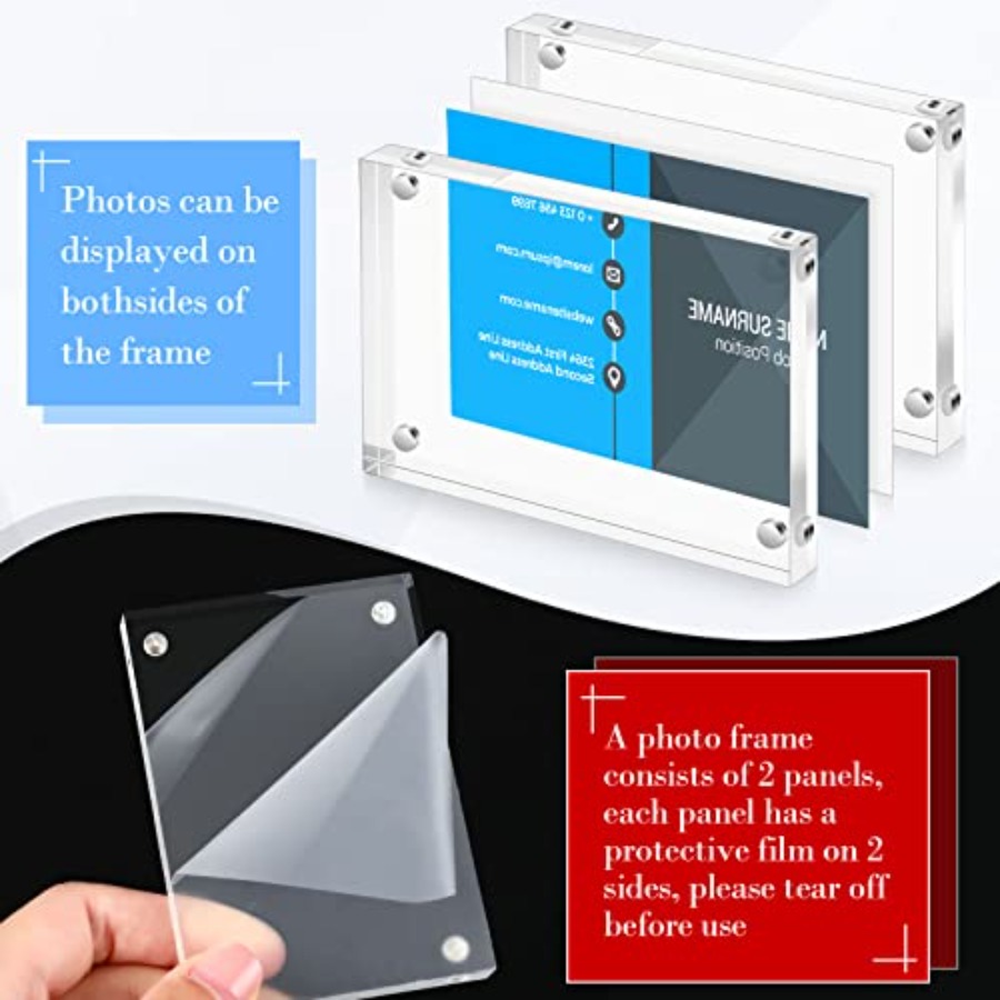 Acrylic Business Card Frame 2. - مراجعة Photo Acrylic Block وسعره