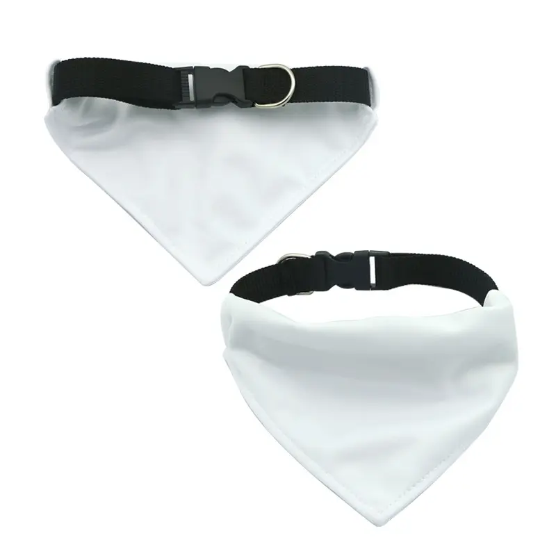 Sublimation White Blank Dog Pe - مراجعة Bandana Blank White وسعره