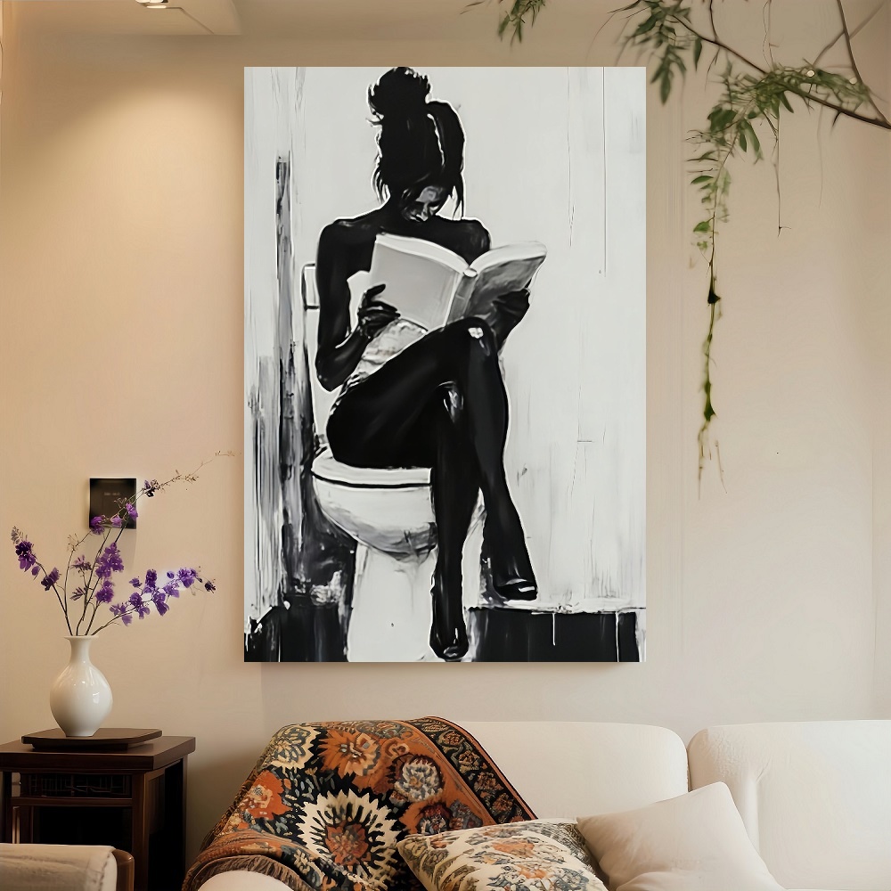 Framed 1pc Modern Abstract Wom - مراجعة Canvas Wrap Ready وسعره