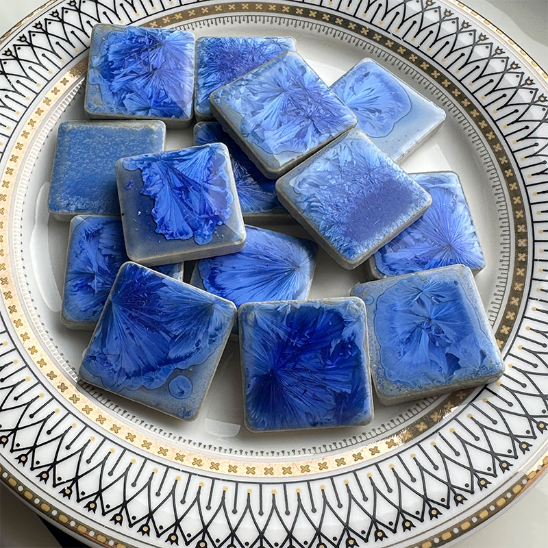 100g DIY Ceramic Mosaic Tiles  - مراجعة Ceramic Tile Blank وسعره