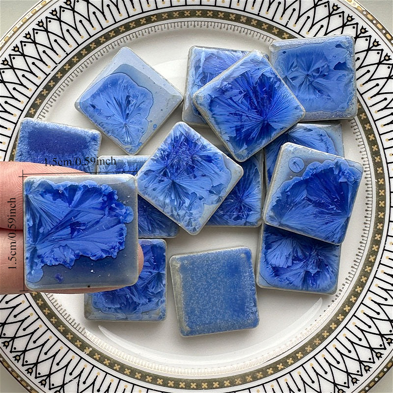 100g DIY Ceramic Mosaic Tiles  - مراجعة Ceramic Tile Blank وسعره