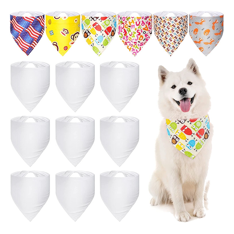100 Pieces Sublimation Blank D - مراجعة Bandana Blank White وسعره