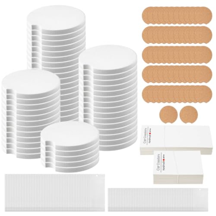312 Pcs Ceramic Car Coasters 2 - مراجعة Coaster Sublimation Blank وسعره