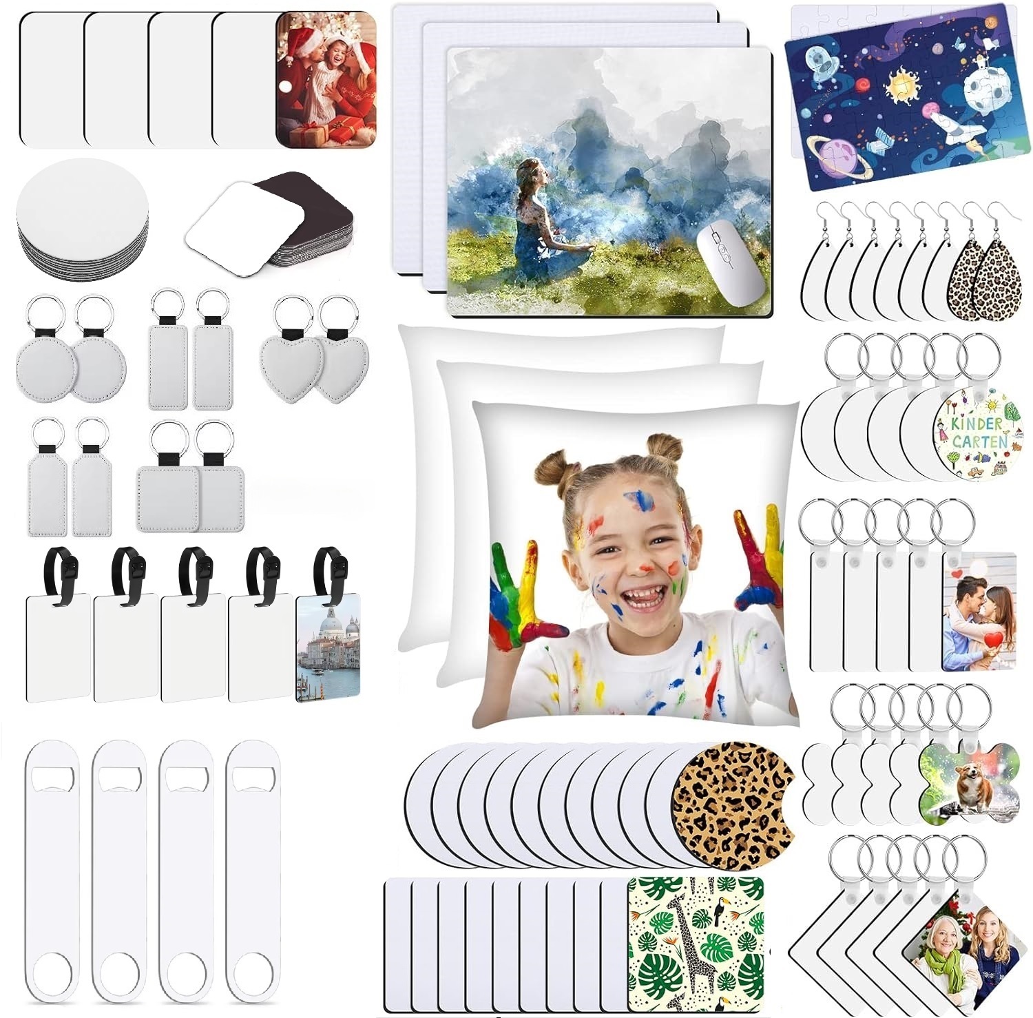 90pcs  Sublimation Blank Start - مراجعة Pillow Cover Sublimation وسعره