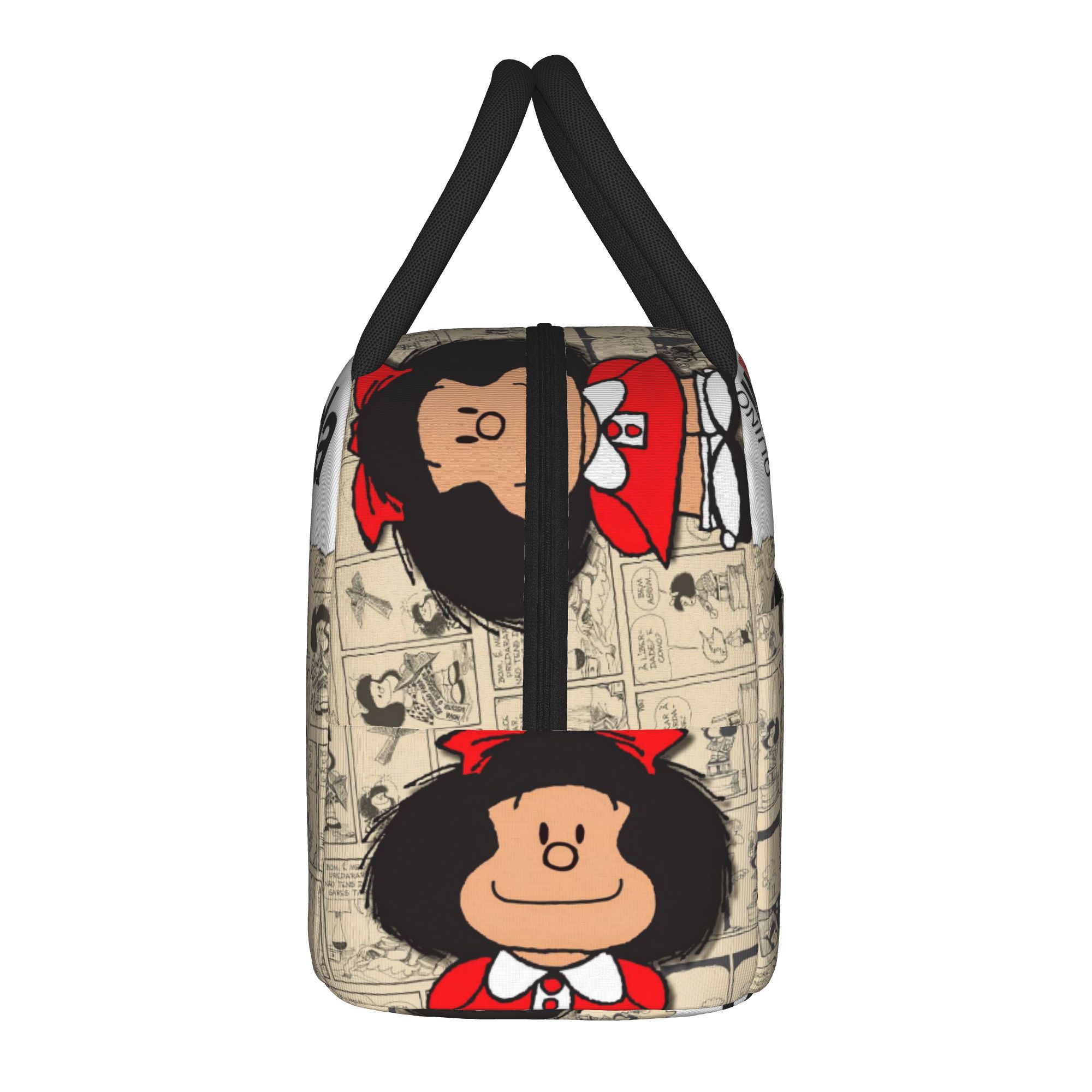 Mafalda Comic Insulated Lunch  - مراجعة Tote Bag Sublimation وسعره