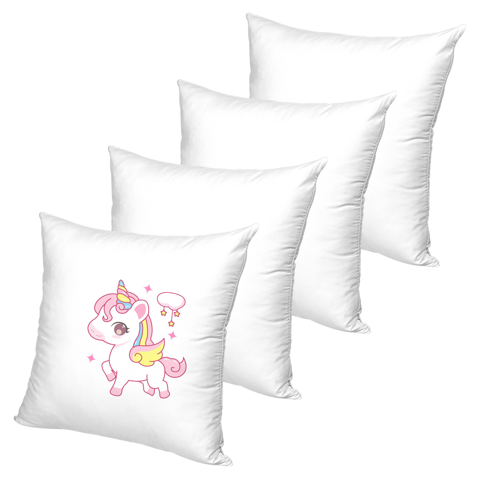 4Pcs White Sublimation Pillowc - مراجعة Pillow Cover Sublimation وسعره