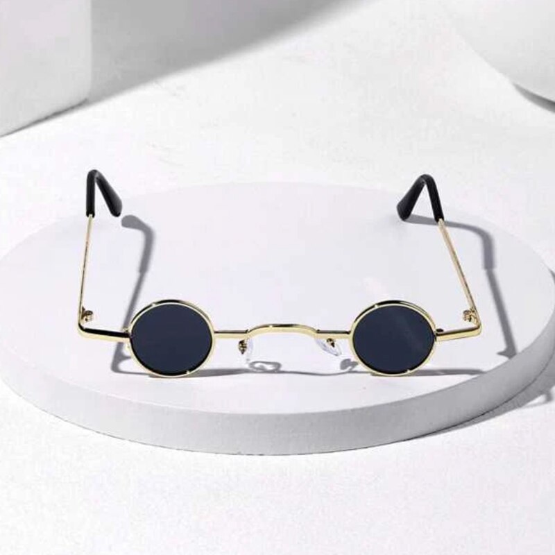 Vintage Rock Punk Man Sunglass - مراجعة Metal Photo Panel وسعره
