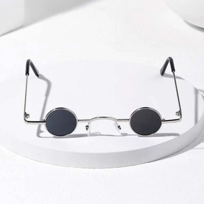 Vintage Rock Punk Man Sunglass - مراجعة Metal Photo Panel وسعره