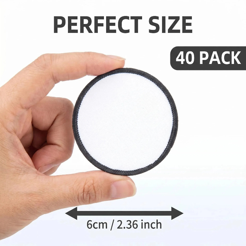 40 PCs Sublimation Patches Clo - مراجعة Hat Sublimation Blank وسعره
