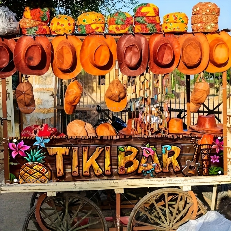 Tiki Bar Banner Tropical Hawai - مراجعة Yard Sign Blank وسعره