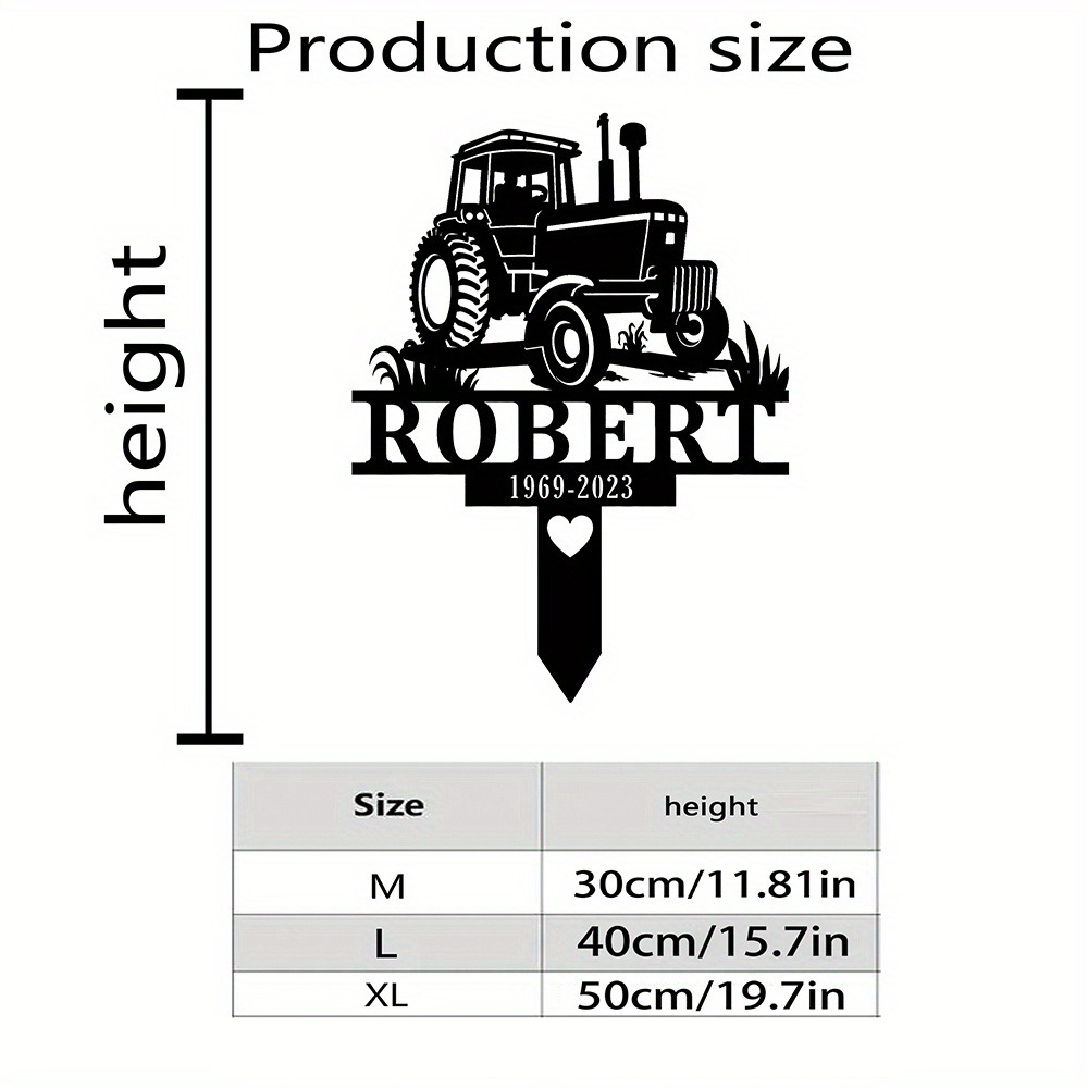Custom Farmer Memorial Metal S - مراجعة Yard Sign Blank وسعره
