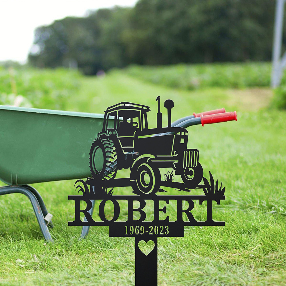 Custom Farmer Memorial Metal S - مراجعة Yard Sign Blank وسعره