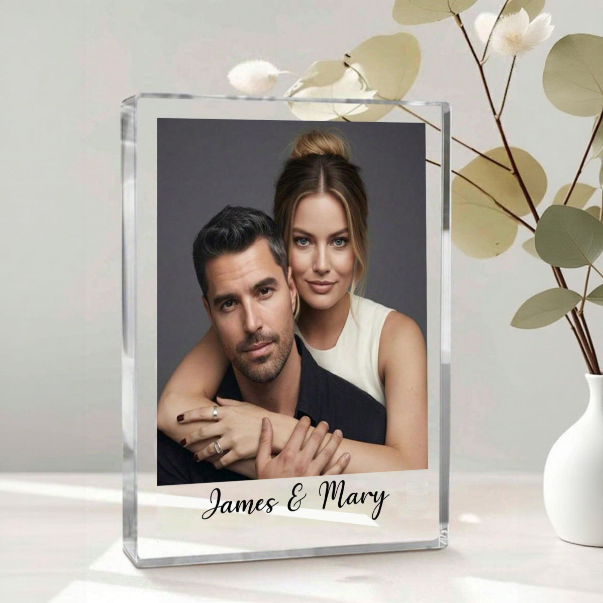 1 Custom Acrylic Photo & Text  - مراجعة Photo Acrylic Block وسعره