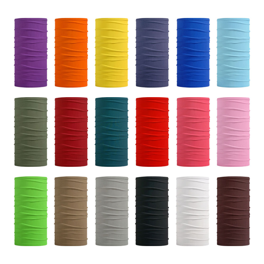 Seamless Solid Color Bandanas  - مراجعة Bandana Blank White وسعره
