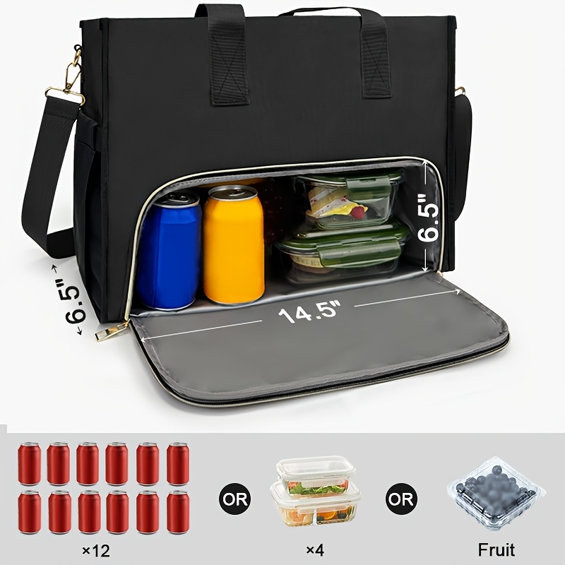 Oxford Lunch Bag for Women, La - مراجعة Tote Bag Sublimation وسعره