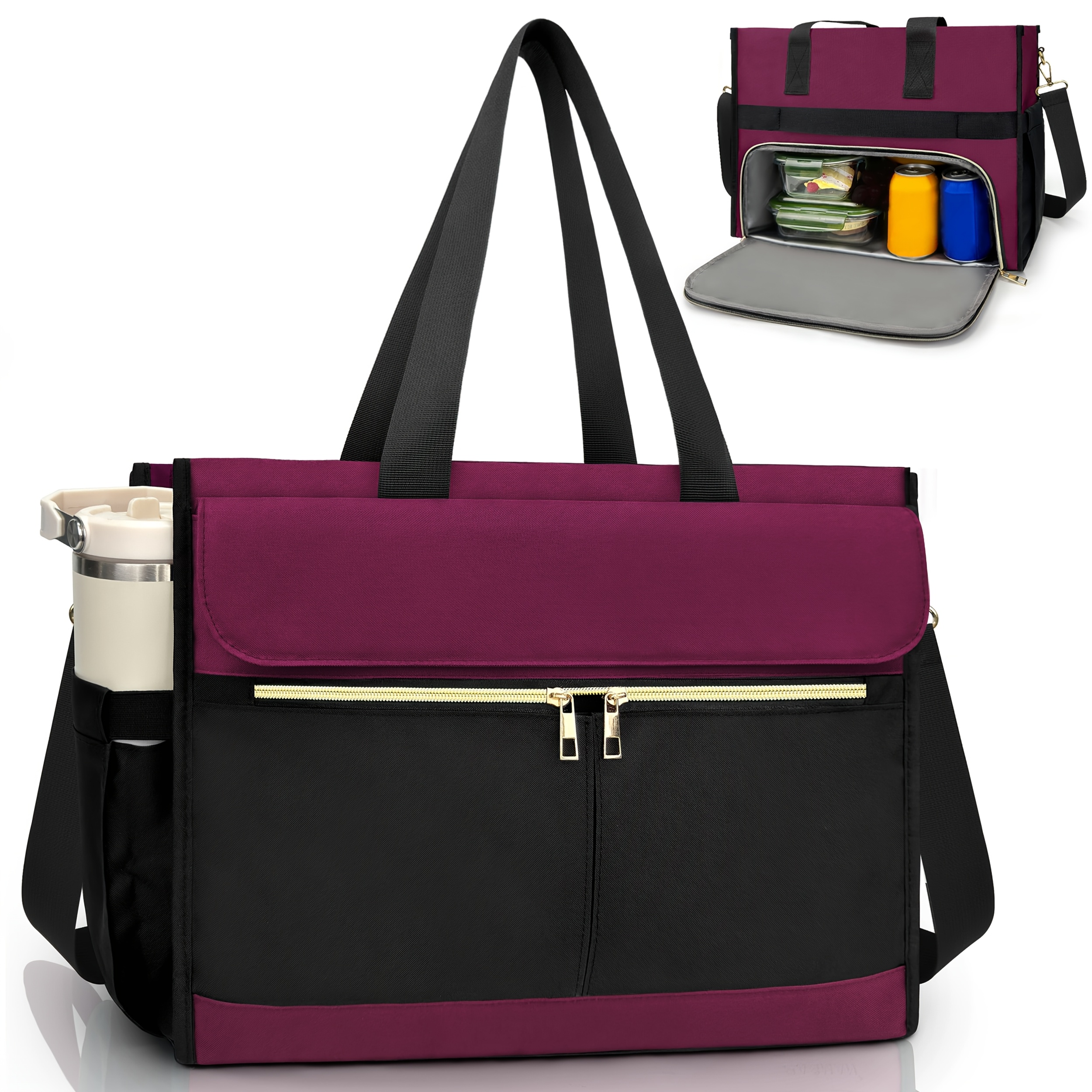 Oxford Lunch Bag for Women, La - مراجعة Tote Bag Sublimation وسعره
